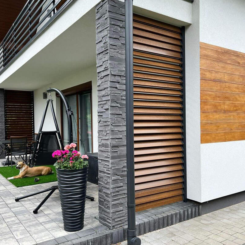 Mechanizm żaluzji tarasowej