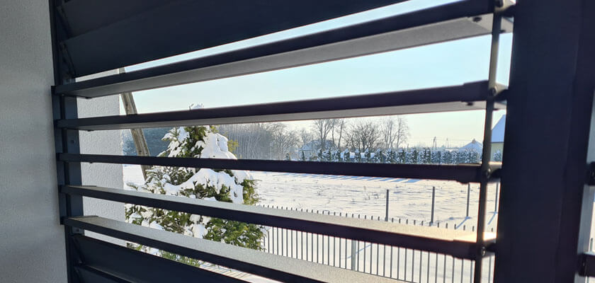 Żaluzje zewnętrzne na taras