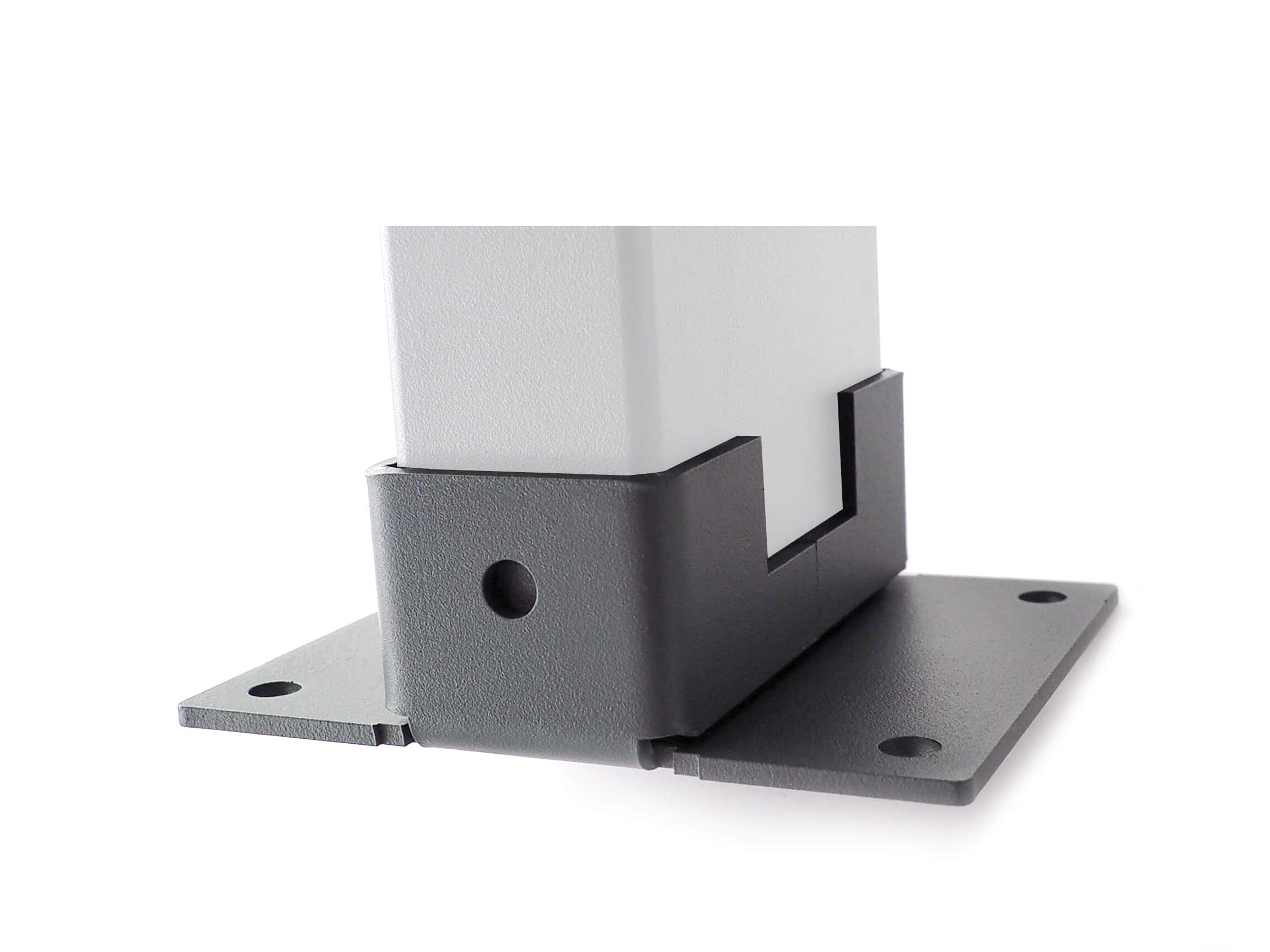 Rozeta metalowa na kantówkę 10x6cm